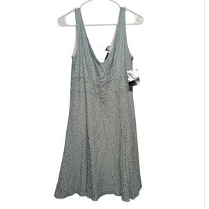 Axcess Liz Claiborne Bluegrass Lace Sleeveless Dress Women's Medium New